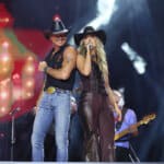 Tim McGraw performs with Lainey Wilson at Nissan Stadium on Saturday, June 6, 2026, during CMA Fest presented by SoFi in downtown Nashville.