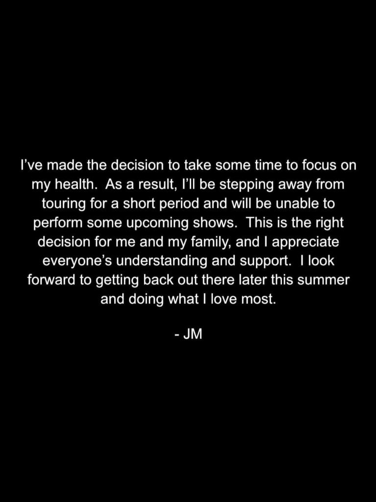 Justin Moore Statement