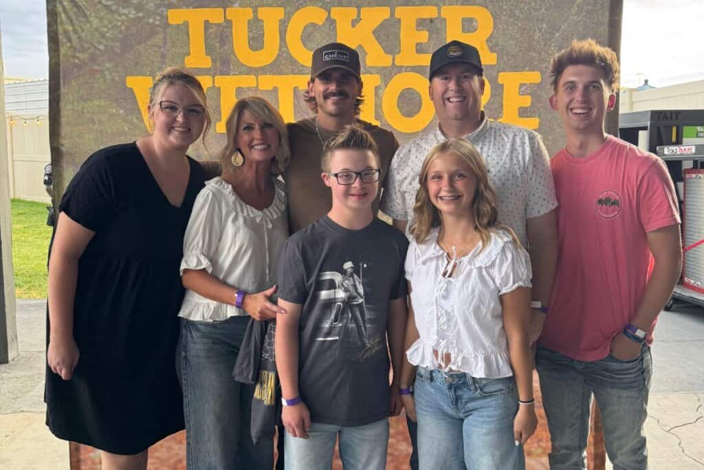 Tucker Wetmore, Jack and Family; Photo Provided