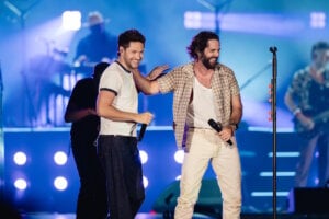 Niall Horan, Thomas Rhett; Photo by Nick Bastoky