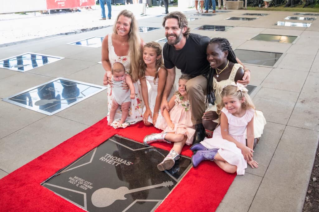 Thomas Rhett and Family; Photo by Andrew Wendowski