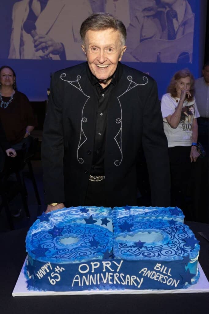 Bill Anderson Celebrates Historic 65 Years As Grand Ole Opry Member, Extends Record As Longest-Serving Member