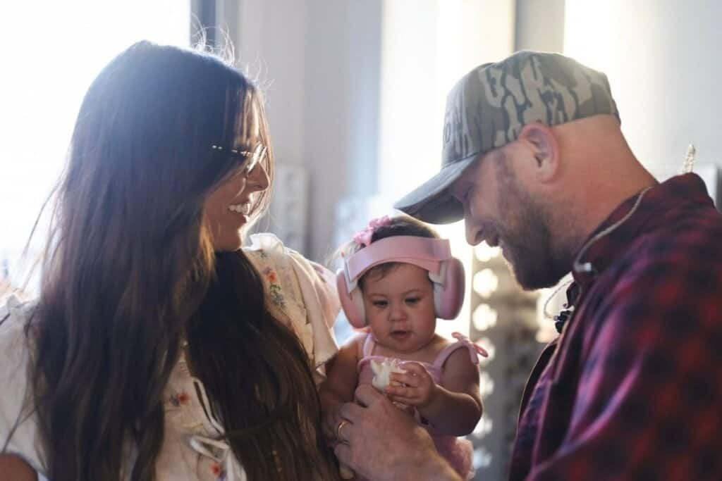Courtney Swindell, Rainey, Cole Swindell; Photo Courtesy of Cole Swindell