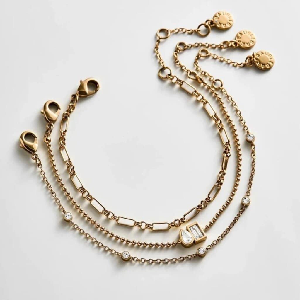 Cosette Waterproof Bracelet Set; Bauble Bar