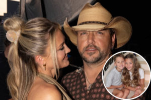 Jason Aldean, Brittany Aldean, Memphis and Navy; Photos via Instagram