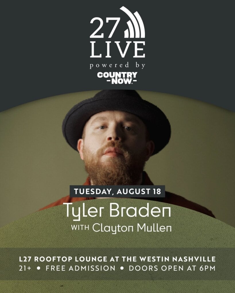 Tyler Braden, 27LIVE