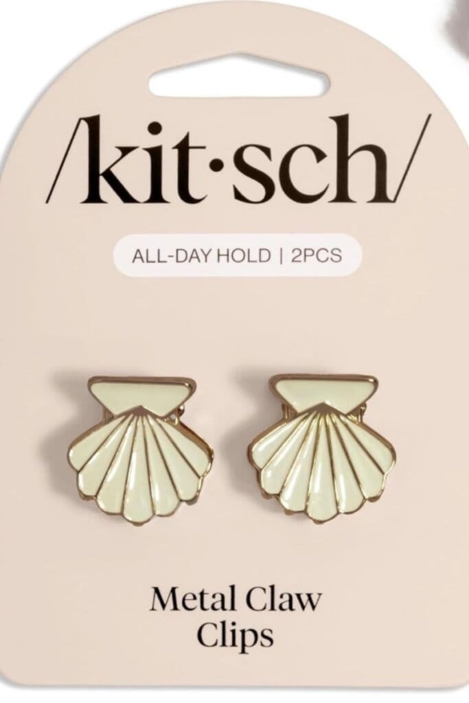 Kitsch Clam Shell Small Hair Clips; Amazon
