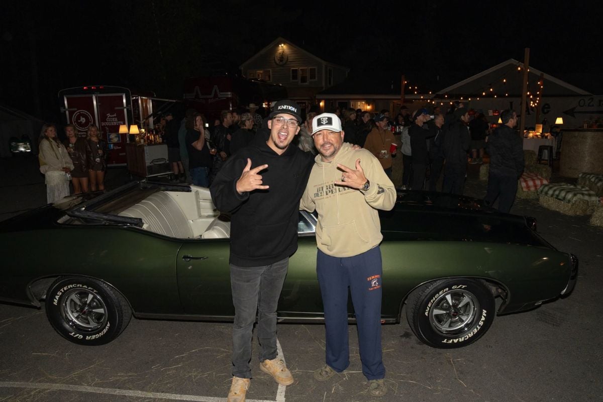Chase Matthew, Jason Aldean; Photo Courtesy of Chase Matthew