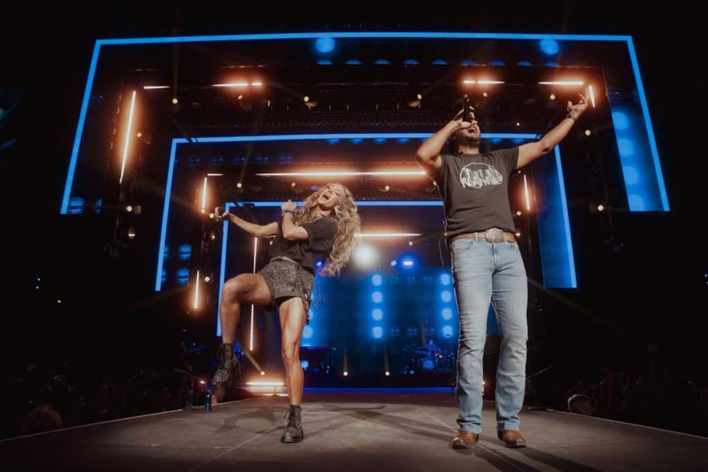 Carrie Underwood, Luke Bryan; Photo by Cooper Smith