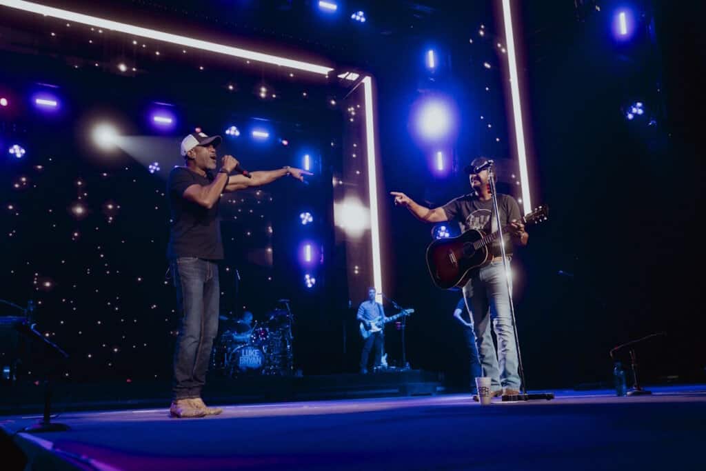 Darius Rucker, Luke Bryan; Photo by Cooper Smith