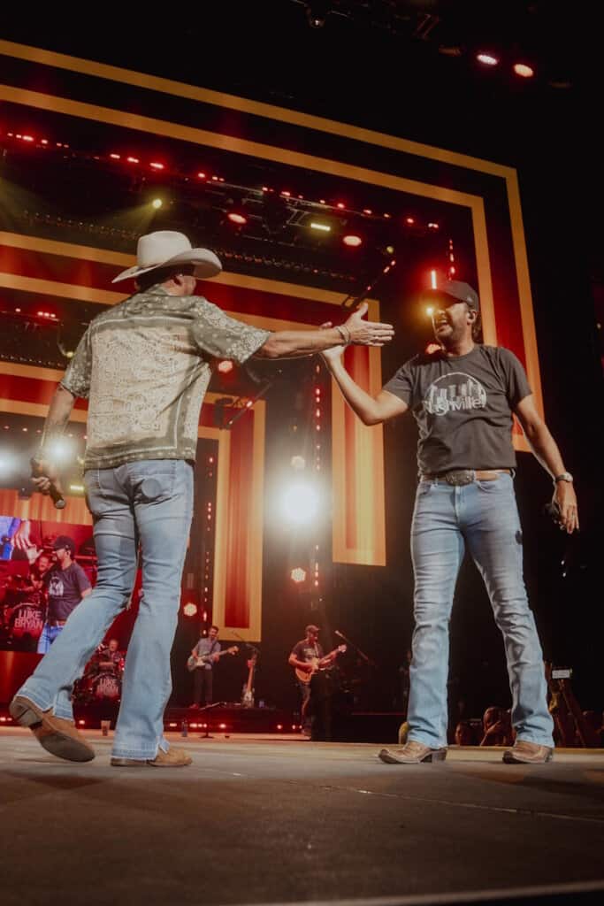 Jason Aldean, Luke Bryan; Photo by Cooper Smith
