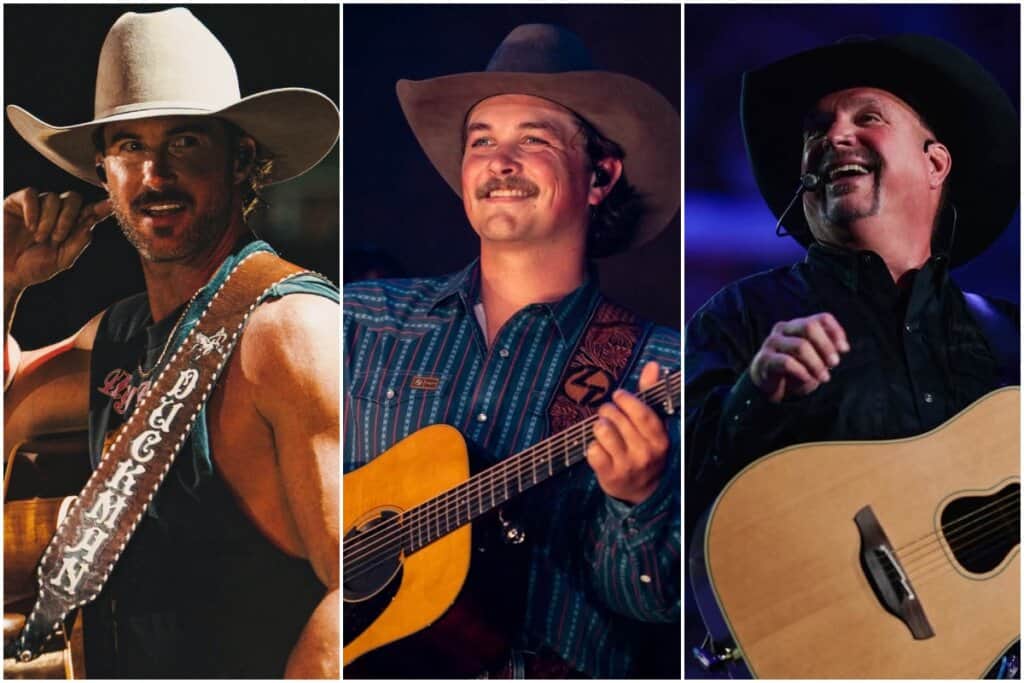 Photos Courtesy of Riley Green, Zach Top, Garth Brooks