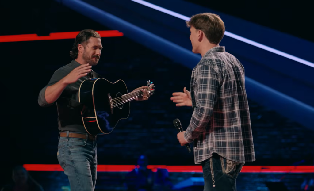 Riley Green, Joe Henley; Photo via The Voice/ YouTube
