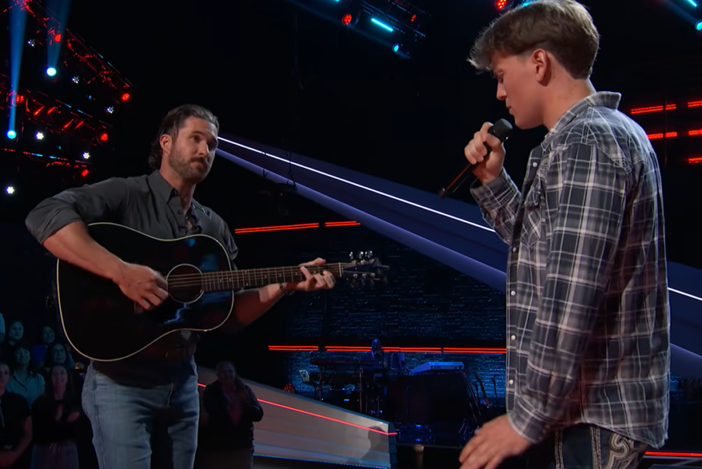 Riley Green, Joe Henley; Photo via The Voice/ YouTube
