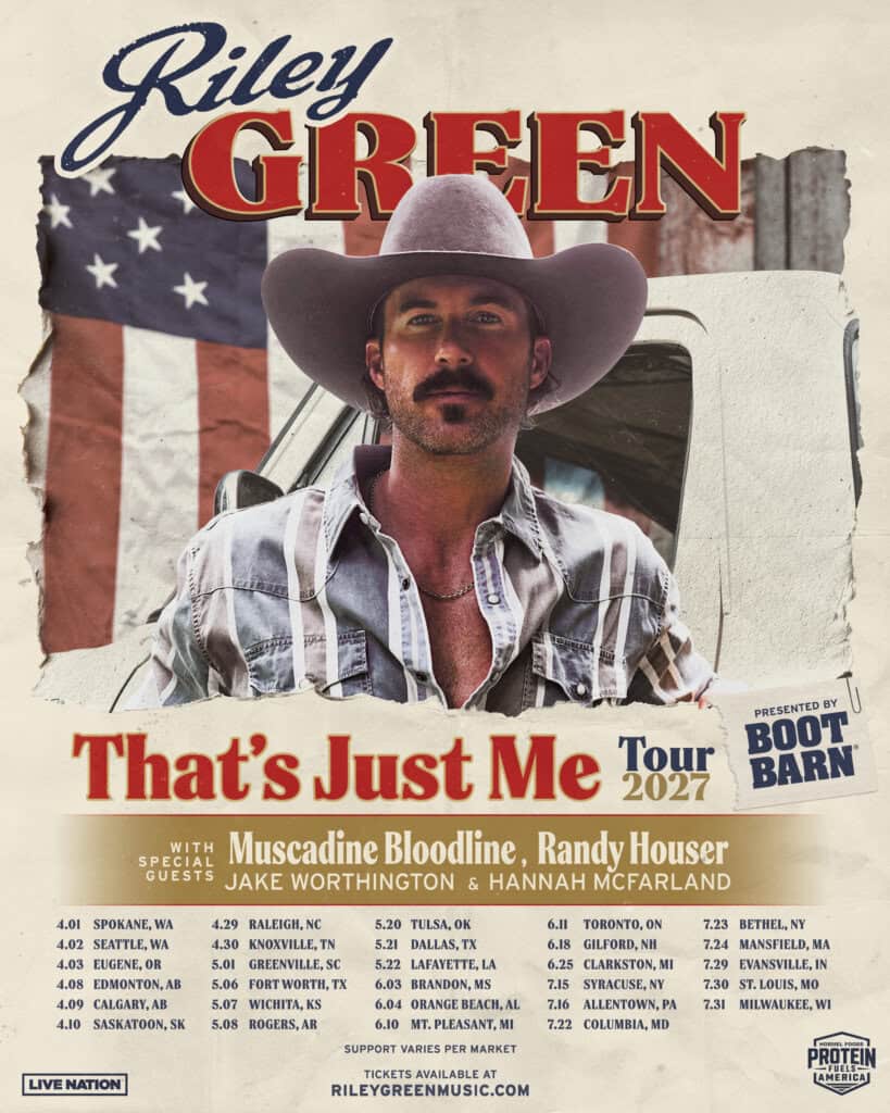 Riley Green 2027 Tour 