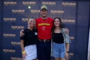 Russell Dickerson with Tori And Brooke; Photo Provided