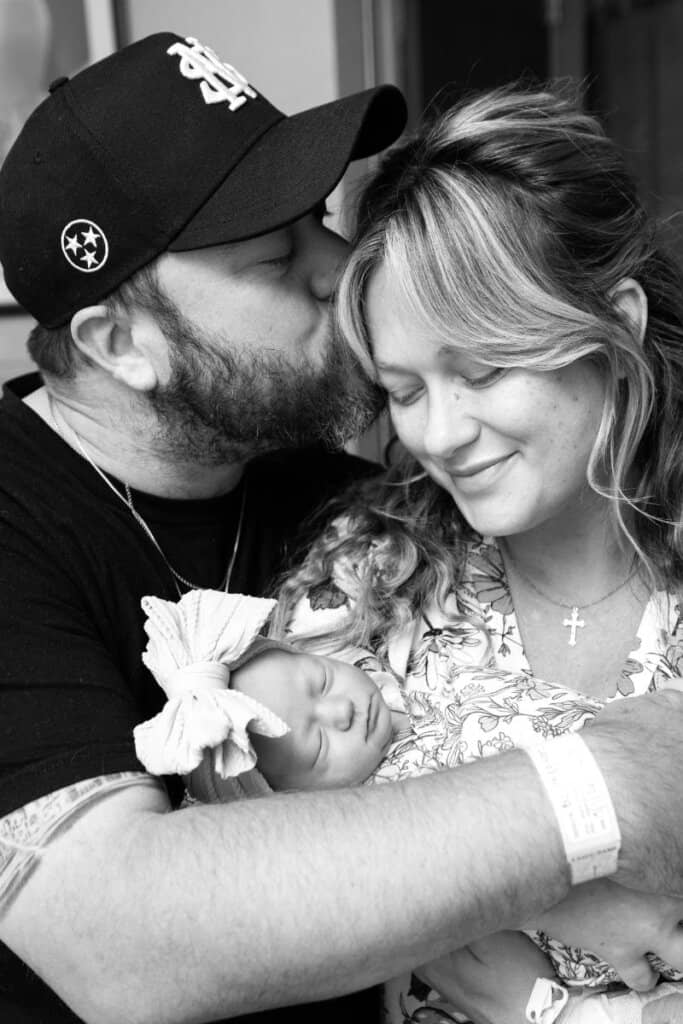 Mitchell Tenpenny, Meghan Patrick, Ember James Tenpenny; Photo by Emily Dix