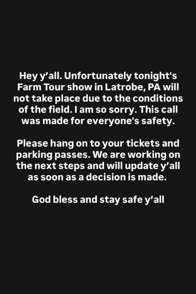 Luke Bryan; Photo Courtesy of Instagram