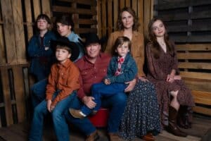 Clay Walker and Family; Photo by Jeff Fasano