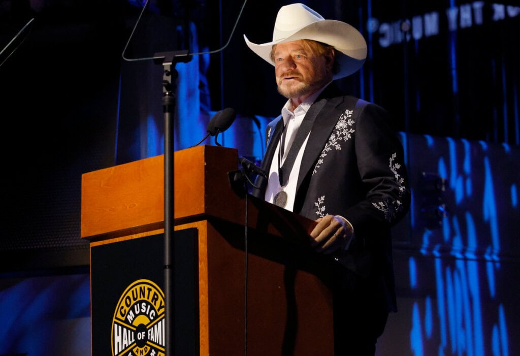 Paul Overstreet speaks onstage during the Country Music Hall of Fame and Museum Class of 2026 Medallion Ceremony at Country Music Hall of Fame and Museum on October 18, 2026 in Nashville, Tennessee; Photo by Jason Kempin/Getty Images for Country Music Hall of Fame and Museum
