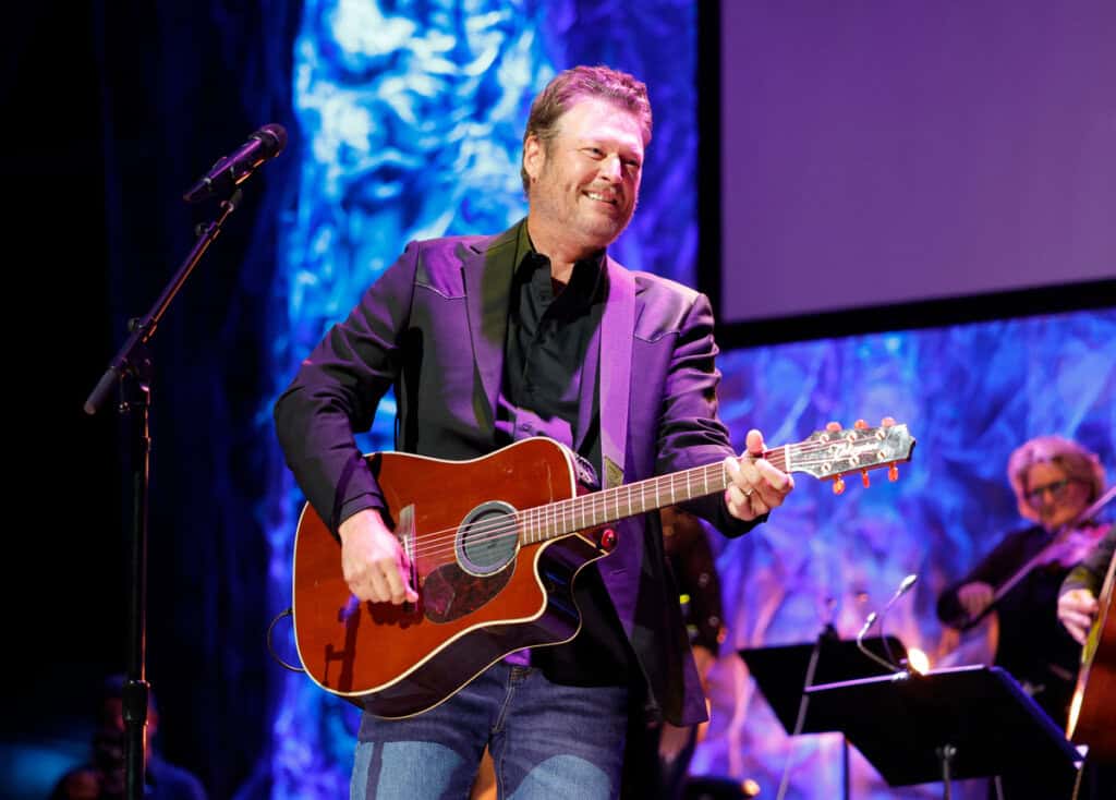 Blake Shelton performs onstage during the Country Music Hall of Fame and Museum Class of 2026 Medallion Ceremony at Country Music Hall of Fame and Museum on October 18, 2026 in Nashville, Tennessee; Photo by Jason Kempin/Getty Images for Country Music Hall of Fame and Museum