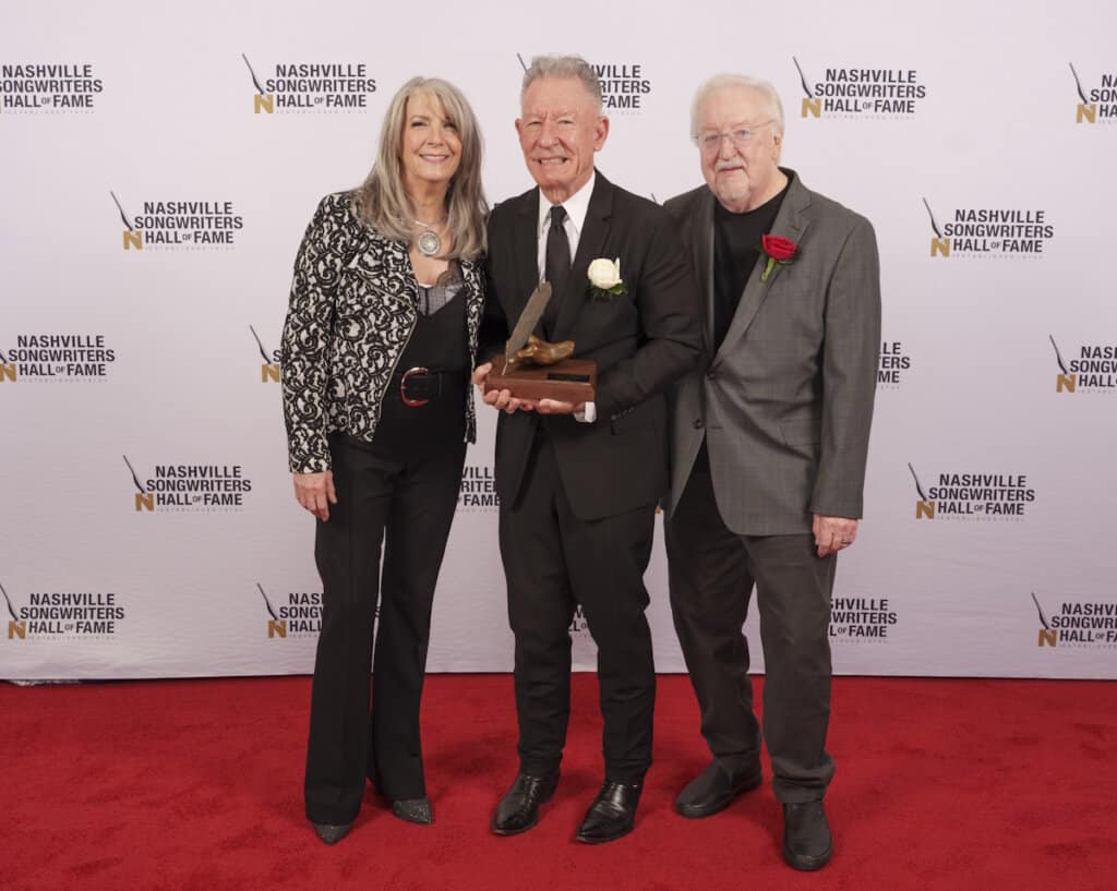 Kathy Mattea, Lyle Lovett and Pat Alger; Photo by Ed Rode 