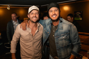 Drew Baldridge, Luke Bryan; Photo Courtesy of Drew Baldridge