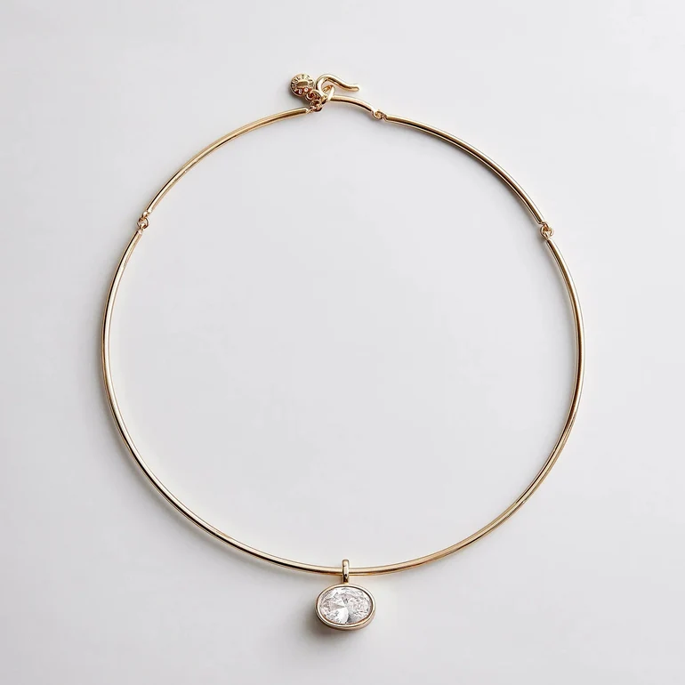 Lexi Crystal Collar Necklace; Photo Courtesy BaubleBar