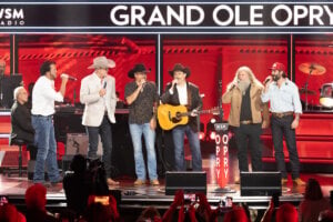 Luke Bryan, Jon Pardi, Jason Aldean, Rhett Akins, Rhett Akins, Jamey Johnson, Thomas Rhett; Photo by Chris Hollo, Courtesy of Grand Ole Opry