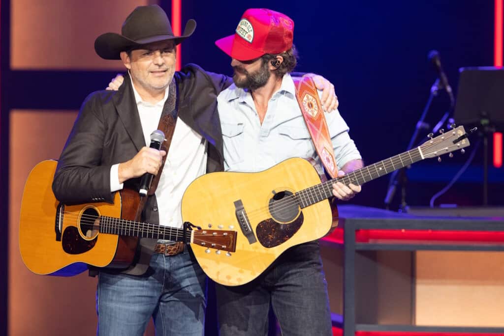 Rhett Akins, Thomas Rhett; Photo by Chris Hollo, Courtesy Grand Ole Opry