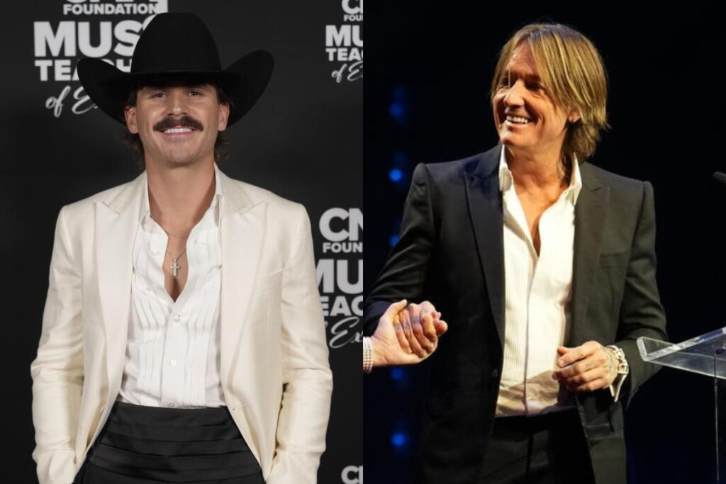 Tucker Wetmore, Keith Urban; Photos Courtesy CMA