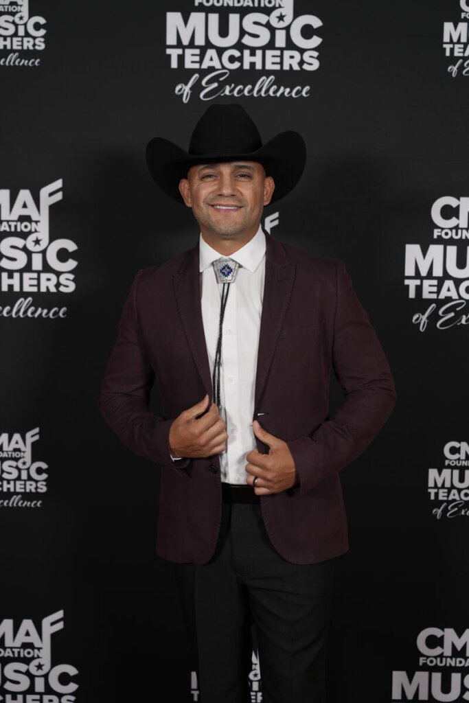 Frank Ray arrives at the red carpet during the 2026 Music Teachers of Excellence ceremony, held at the The Pinnacle in Nashville, TN, on October 7, 2026; Photo Courtesy CMA